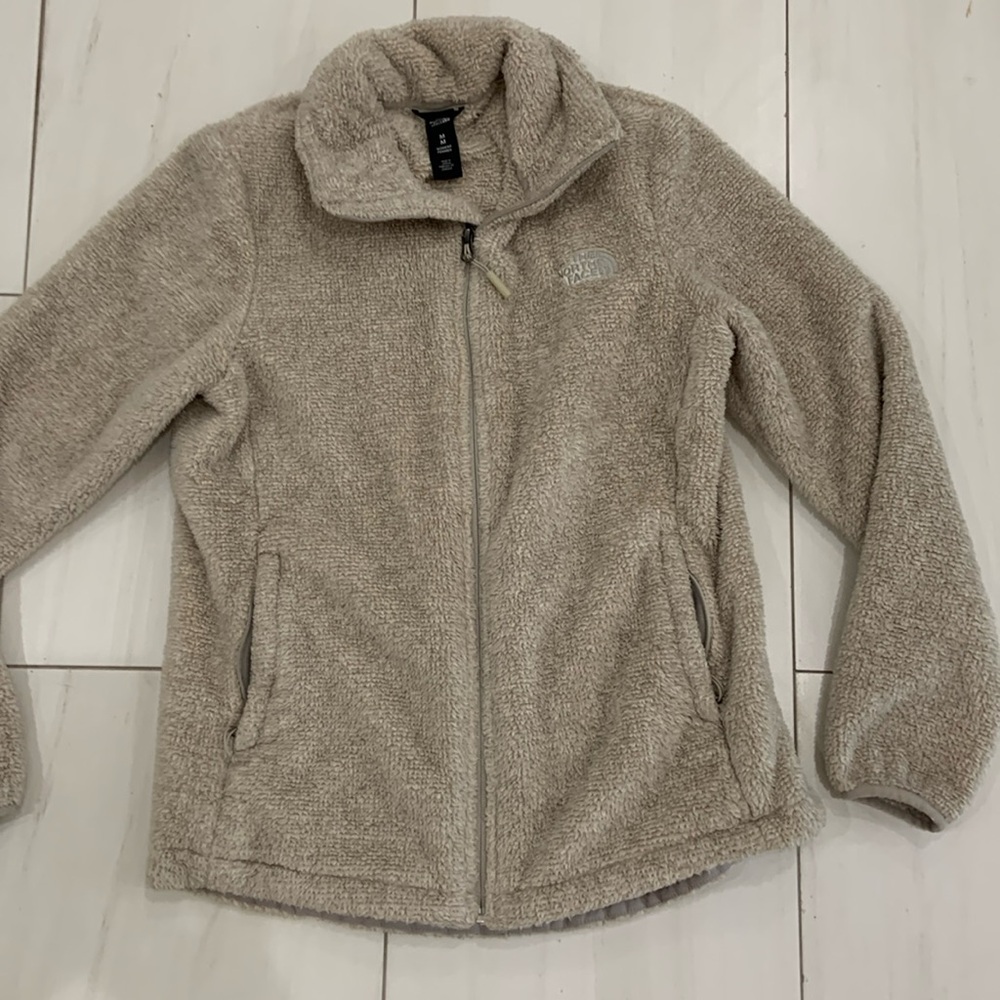 The North Face Women’s Bone Tan Plush Fleece Osito Jacket Size M